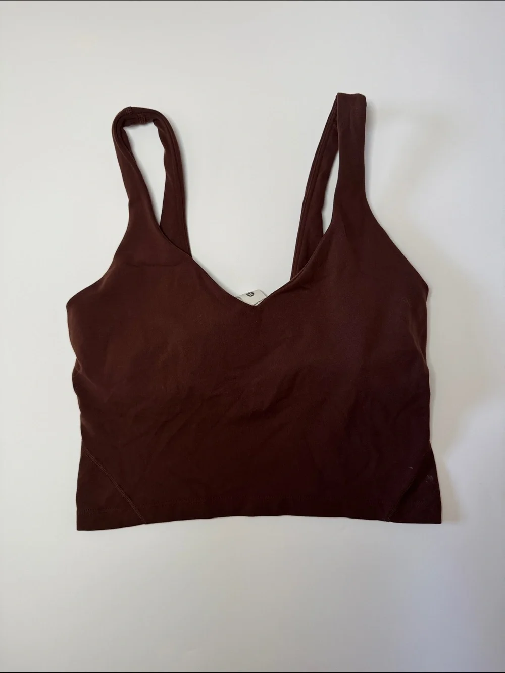 Lululemon Brown V-Neck Align Tank Crop Top